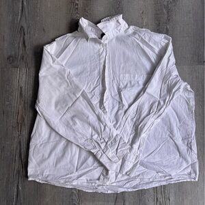 H&M Crisp White Casual Button Down Shirt